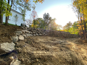 Huge Retaining wall Project