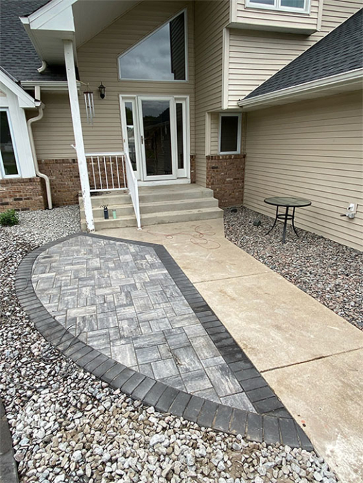 Paver entry fill in
